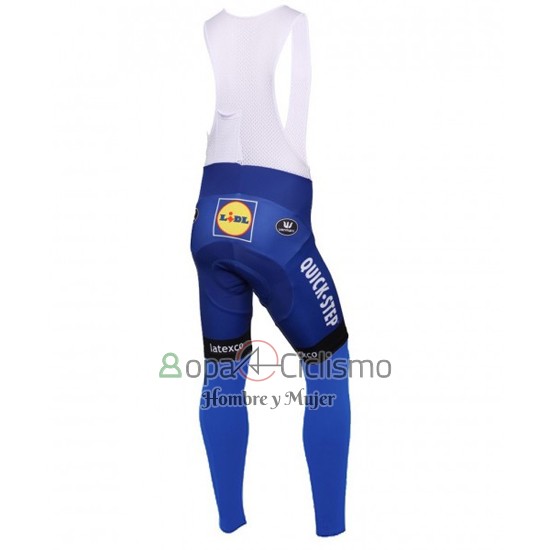 Etixx Quick Step Ropa Ciclismo Culotte Largo 2016 Mangas Largas Azul y Negro